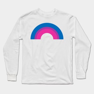 Bisexual Rainbow Pride Flag Long Sleeve T-Shirt